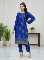 2 Pcs Unstitched Ladies Suit 216