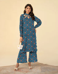 2 Pcs Unstitched Ladies Suit 117