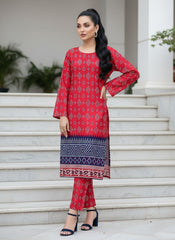 2 Pcs Unstitched Ladies Suit 211