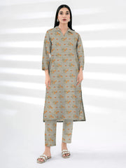 2 Pcs Unstitched Ladies Suit 129