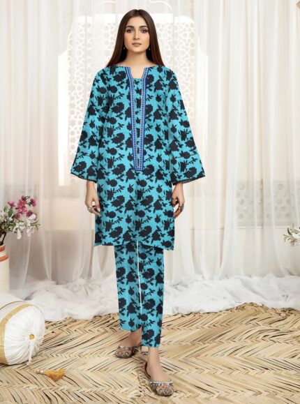 2Pieces Pure Lawn Unstitched  JM 970